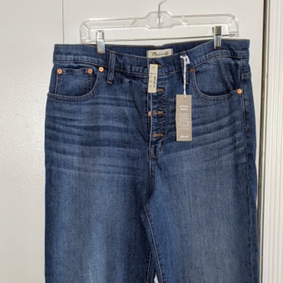 Madewell Slim Wide-Leg Jeans in Olympia Wash - Picture 5 of 7